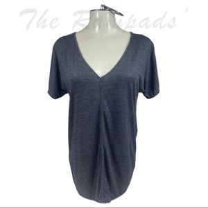 Banana Republic Gray Shimmery Blouse Size Small